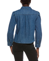 Madewell Madewell Puff Sleeve Fitted Shirt