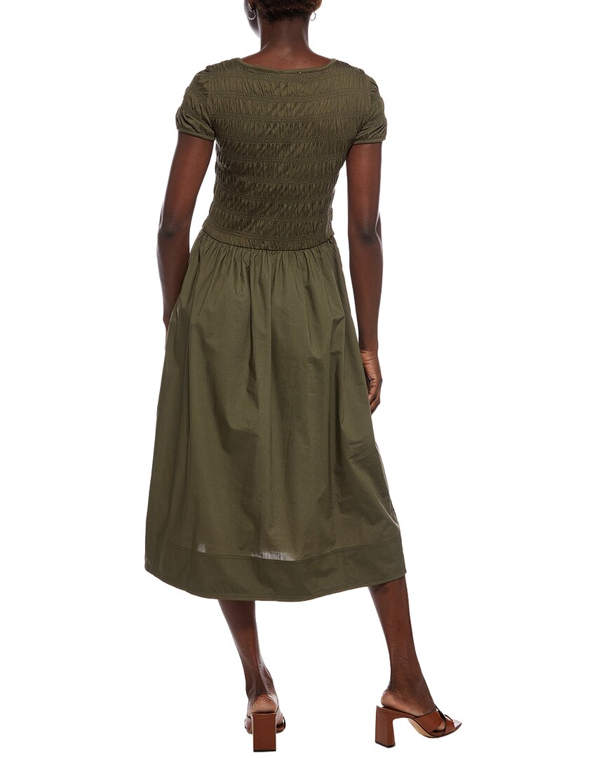 Madewell Abruzzo Smocked Midi Dress