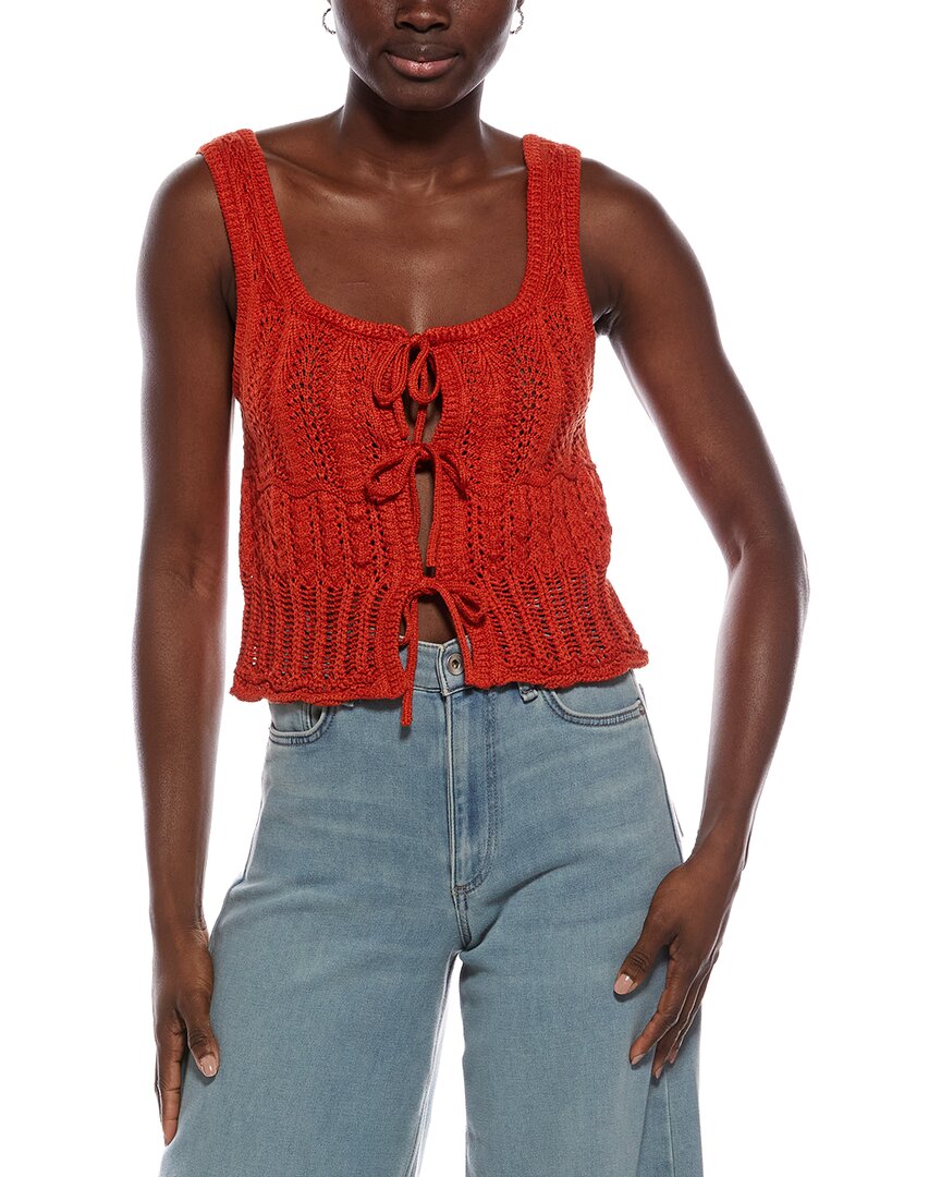 Madewell Madewell Daisy Tie Lace Stitch Tank