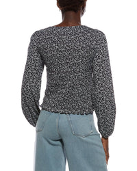 Madewell Madewell Bonytail Elbow Sleeve Smocked Top