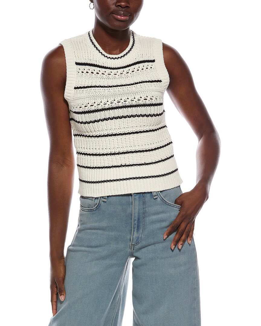 Madewell Madewell Tipped Stitch Femme Ellis Vest