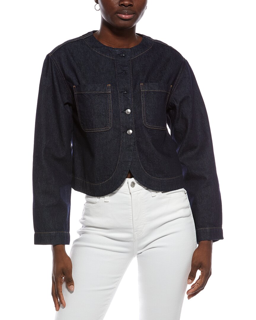 Madewell Madewell Curved Hem Button Jacket