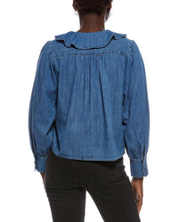 Madewell Madewell Marciana Ruffle Denim Top