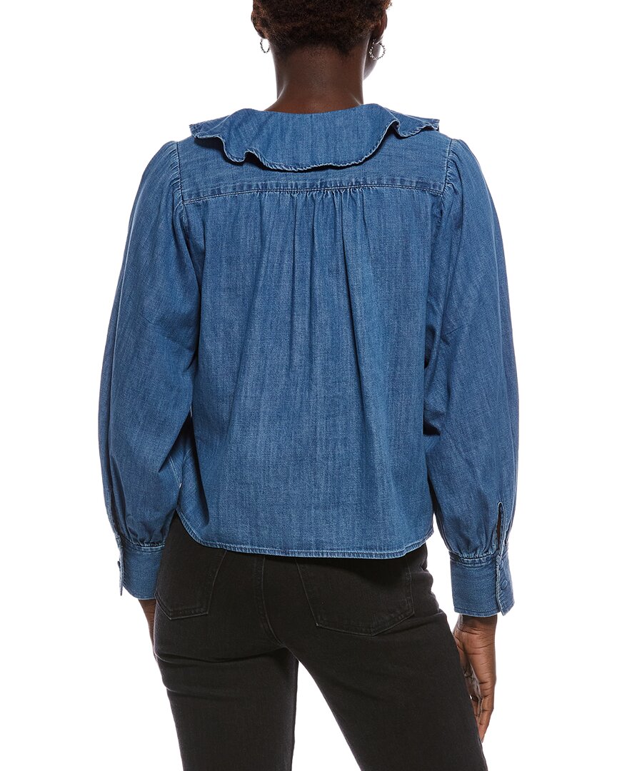 Madewell Madewell Marciana Ruffle Denim Top