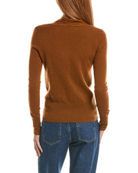 Sofiacashmere Modern Faux Wrap Cashmere Sweater