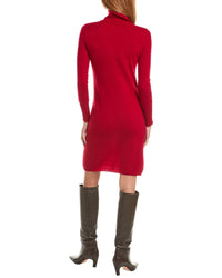 Sofiacashmere Classic Turtleneck 100% Cashmere Dress