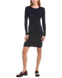 Sofiacashmere Classic Crewneck 100% Cashmere Dress