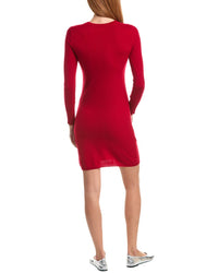 Sofiacashmere Classic Crewneck 100% Cashmere Dress