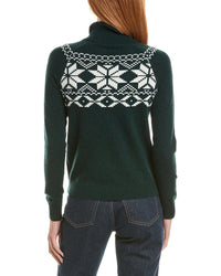 Sofiacashmere Fairisle Turtleneck Wool & Cashmere-Blend Sweater