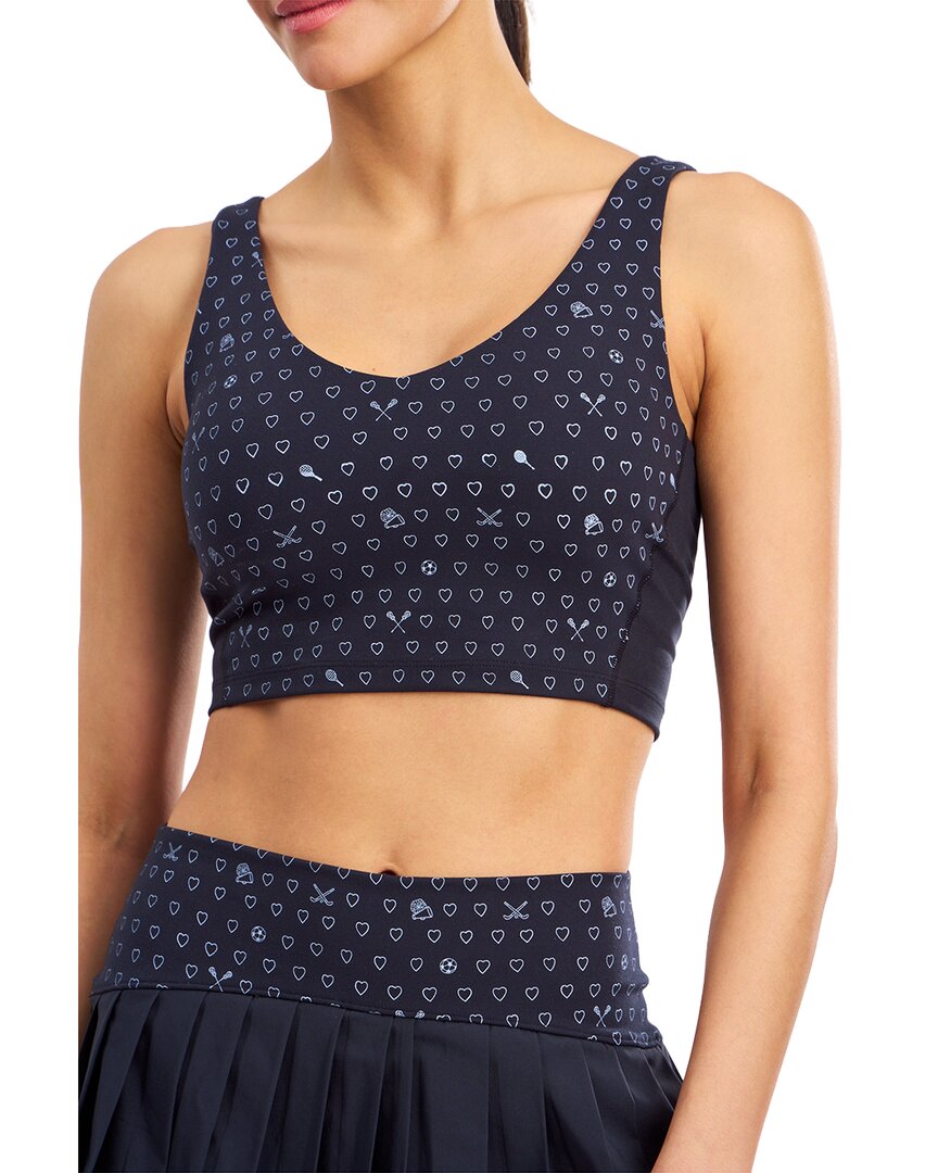 Roller Rabbit Sporty Hearts Caty Cropped Tank