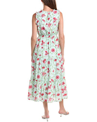 Roller Rabbit Roller Rabbit Greta Floral Swirl Milani Silk Dress