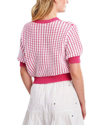 Roller Rabbit Square Knit Hattie Sweater
