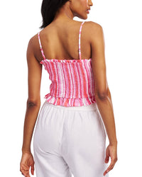 Roller Rabbit Painted Stripe Hali Linen Top