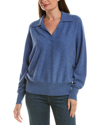 Incashmere 100% Cashmere Oversize Polo Sweater