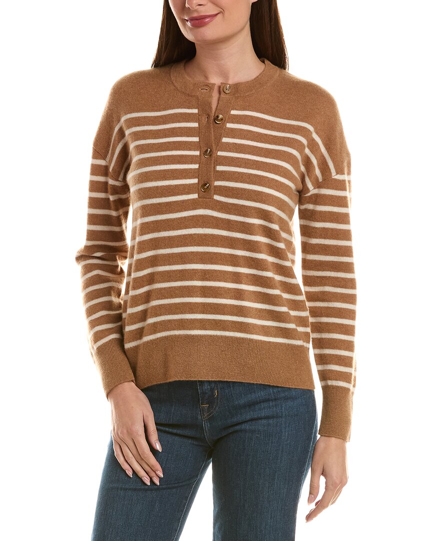 Incashmere 100% Cashmere Henley Sweater