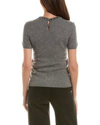 Incashmere Tonal Bead Neck Wool & Cashmere-Blend Sweater