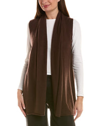 Incashmere Long Flyaway 100% Cashmere Vest
