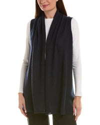 Incashmere Long Flyaway 100% Cashmere Vest
