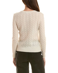 Incashmere Cable 100% Cashmere Cardigan