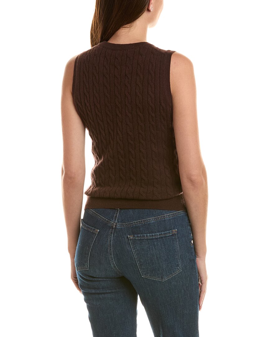 Incashmere 100% Cashmere Cable Vest
