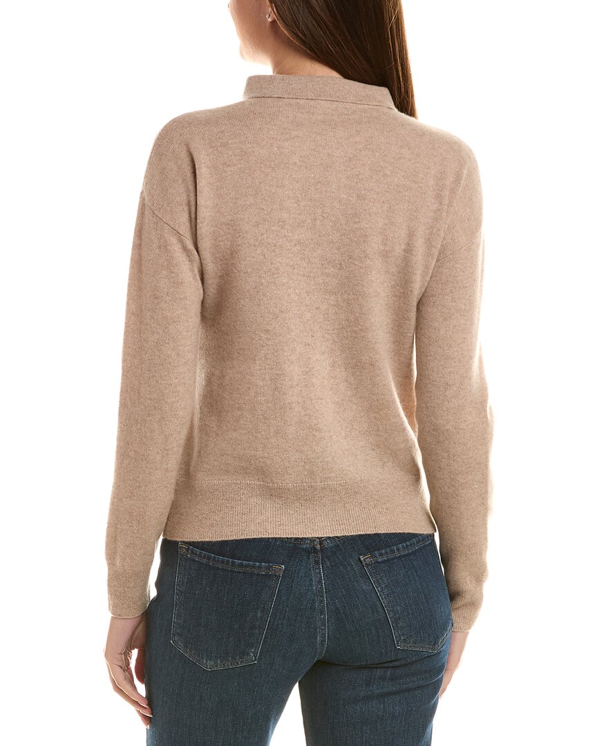 Incashmere Zip Polo 100% Cashmere Cardigan