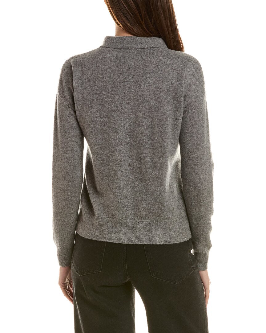 Incashmere Zip Polo 100% Cashmere Cardigan