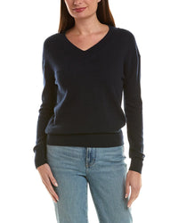Incashmere High V-Neck 100% Cashmere Sweater