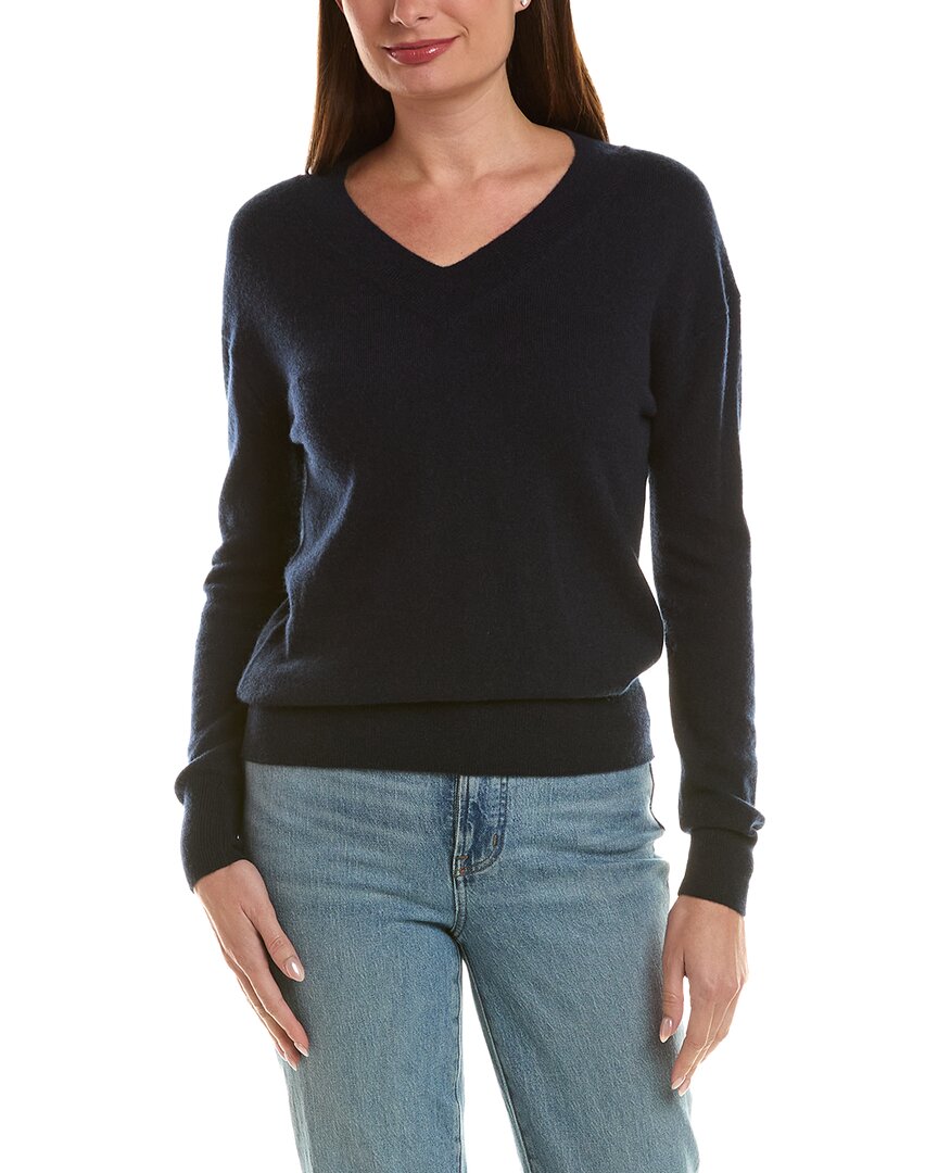 Incashmere High V-Neck 100% Cashmere Sweater