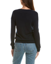Incashmere High V-Neck 100% Cashmere Sweater