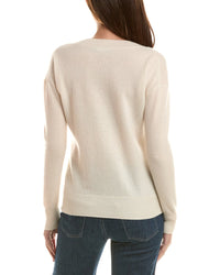 Incashmere High V-Neck 100% Cashmere Sweater