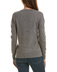 Incashmere High V-Neck 100% Cashmere Sweater