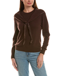 Incashmere 100% Cashmere Scarf Sweater