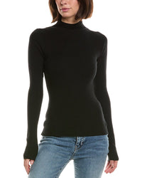 Dl1961 Ribbed Turtleneck Wool-Blend Top