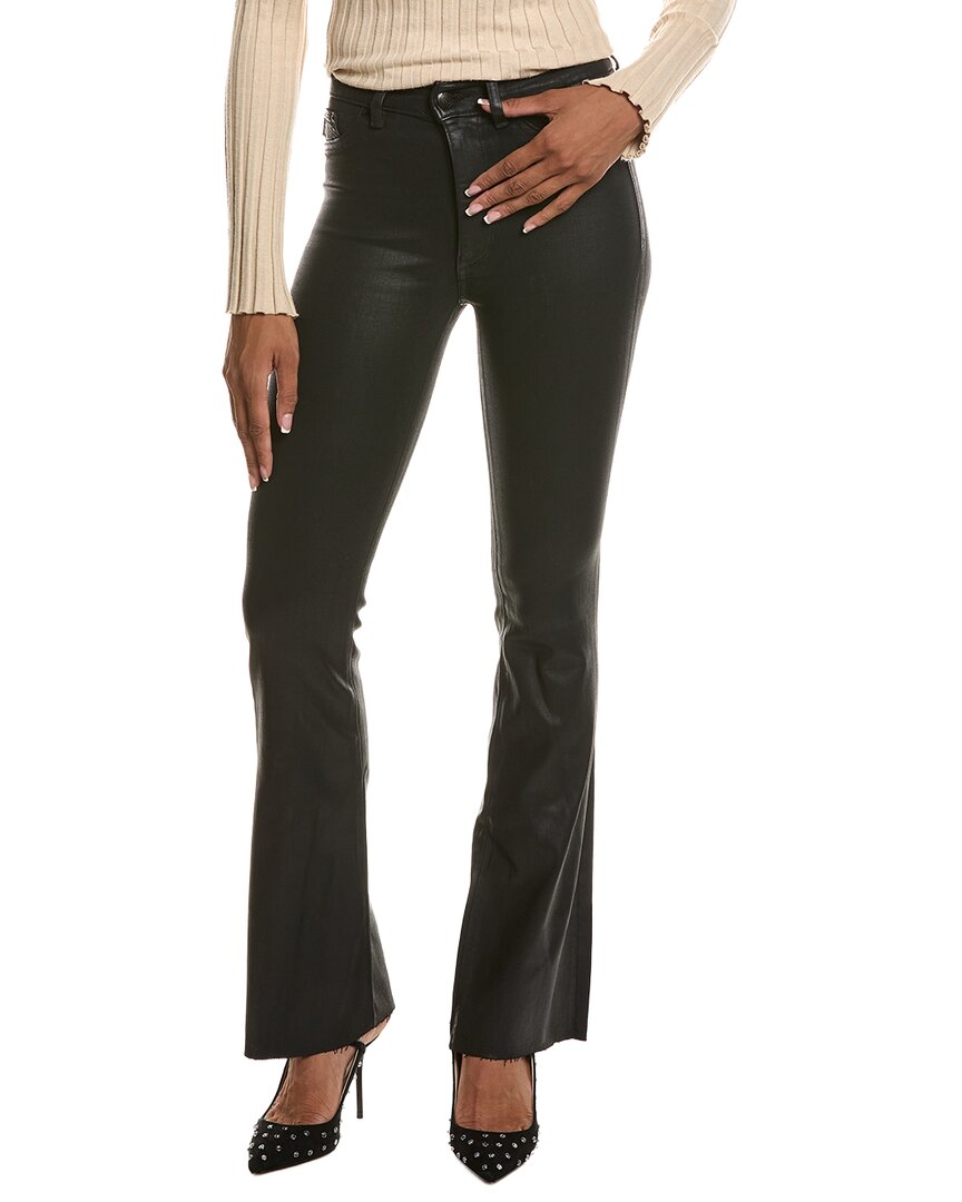 Dl1961 Bridget Black Coated Bootcut Jean