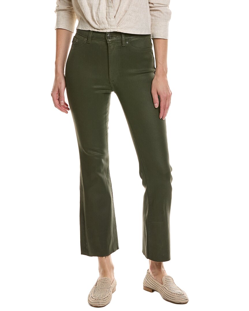 DL1961 Dl1961 Bridget Cropped Moss Coated Bootcut Jean