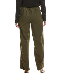 Picadilly Zip-Trim Wide Leg Full-Length Pant