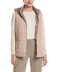 Picadilly Picadilly Animal Print Reversible Vest