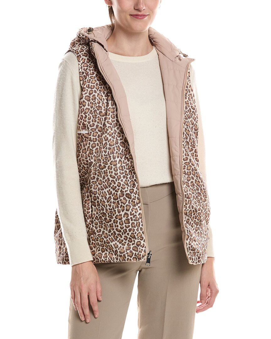 Picadilly Picadilly Animal Print Reversible Vest