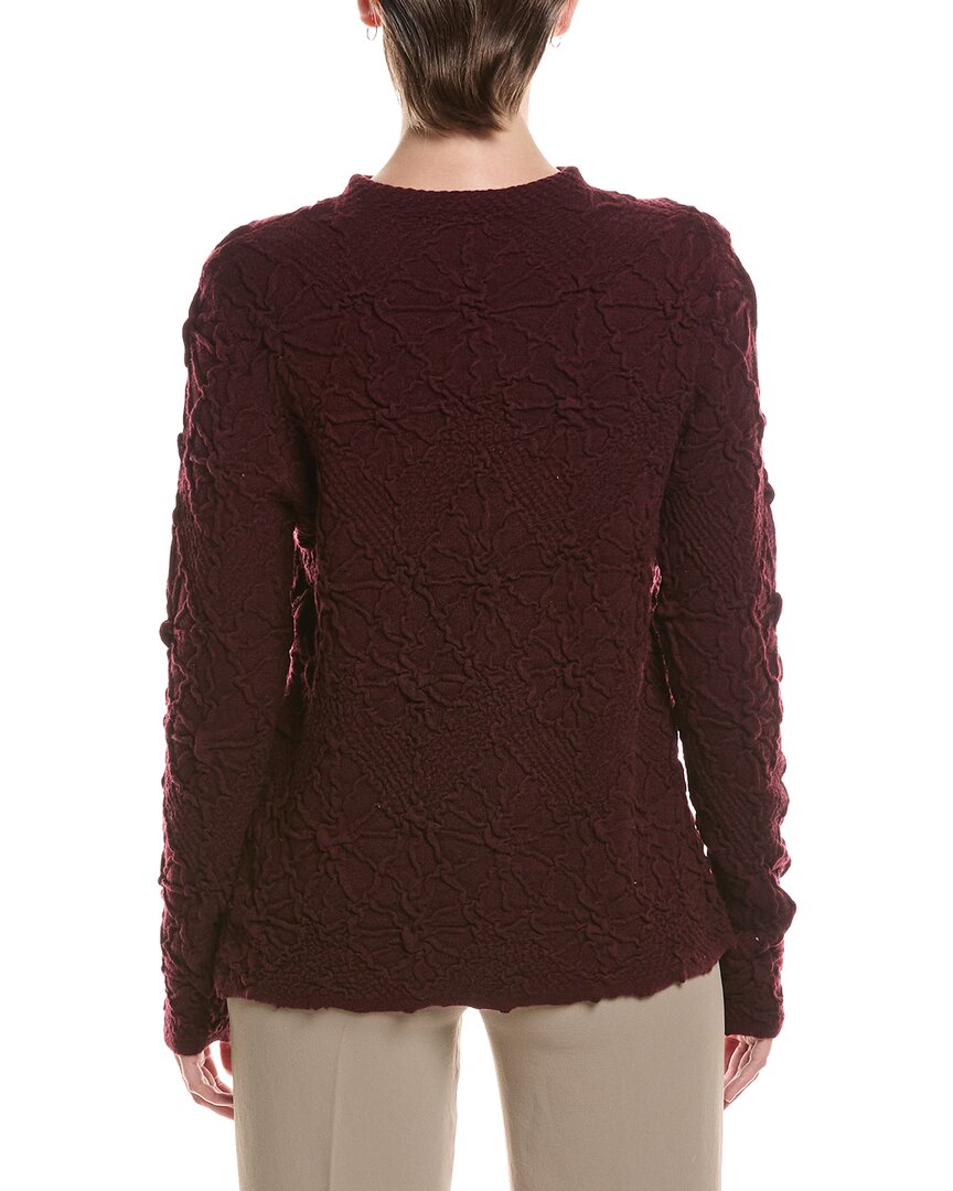 Picadilly Funnel Neck Textured Wool-Blend Sweater