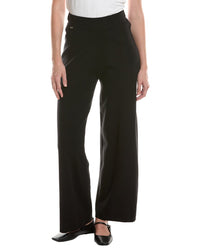 Picadilly Picadilly Wide Leg Full-Length Knit Pant