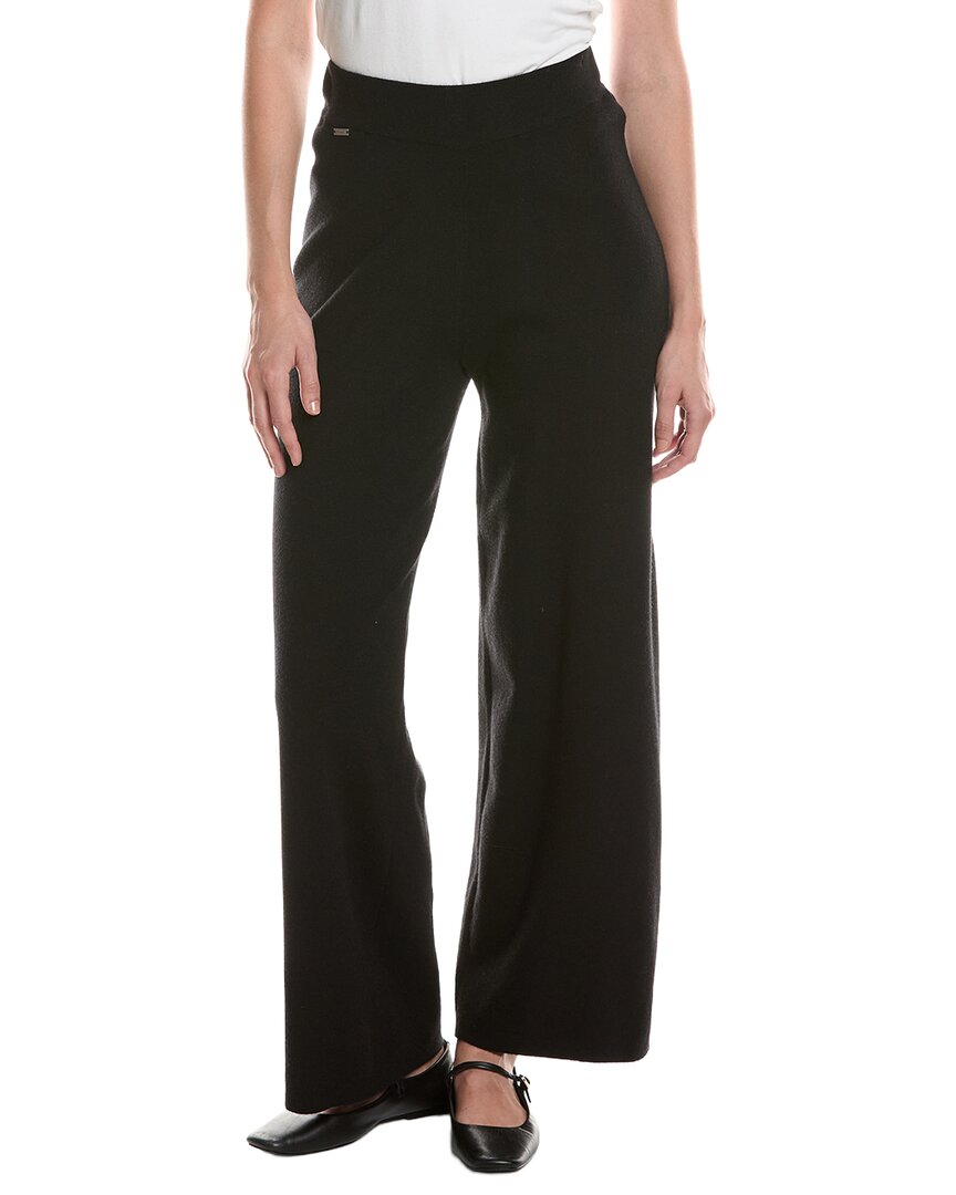 Picadilly Picadilly Wide Leg Full-Length Knit Pant