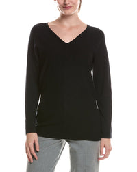 Picadilly Button Back V-Neck Sweater