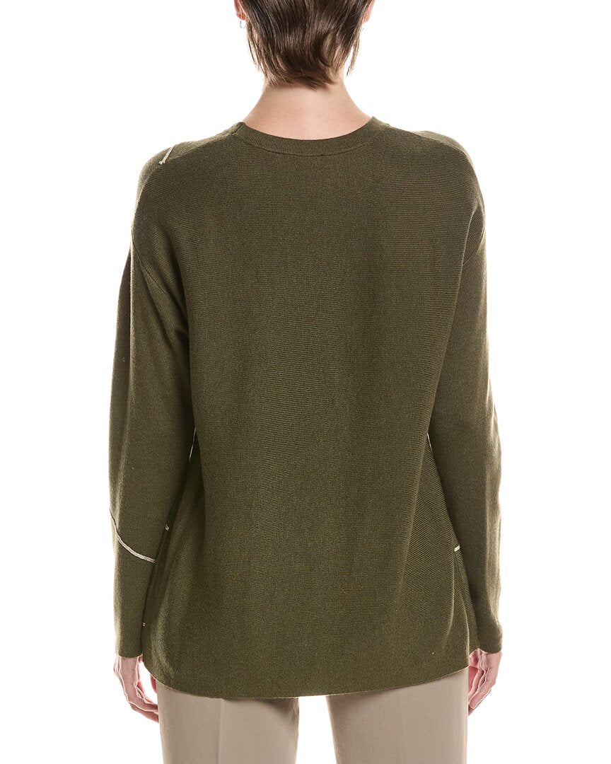 Picadilly Metallic Trim Sweater