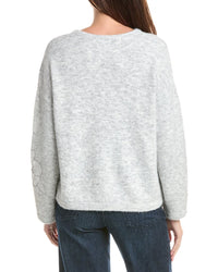 Picadilly Floral Sequin Wool-Blend Sweater