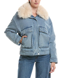 Picadilly Zip Front Denim Jacket