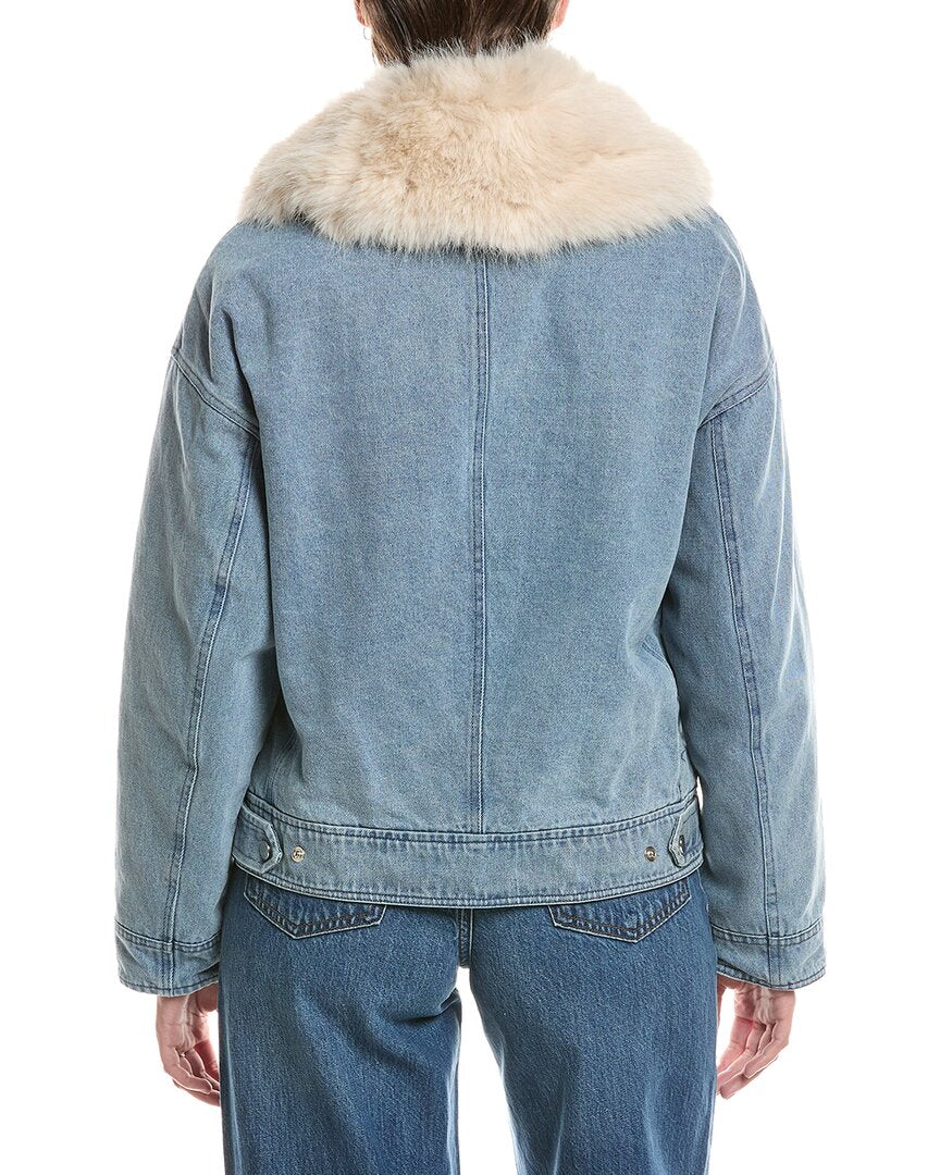 Picadilly Zip Front Denim Jacket
