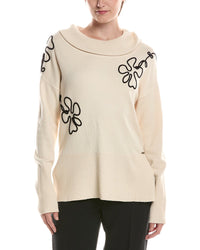 Picadilly Floral Embroidered Sweater