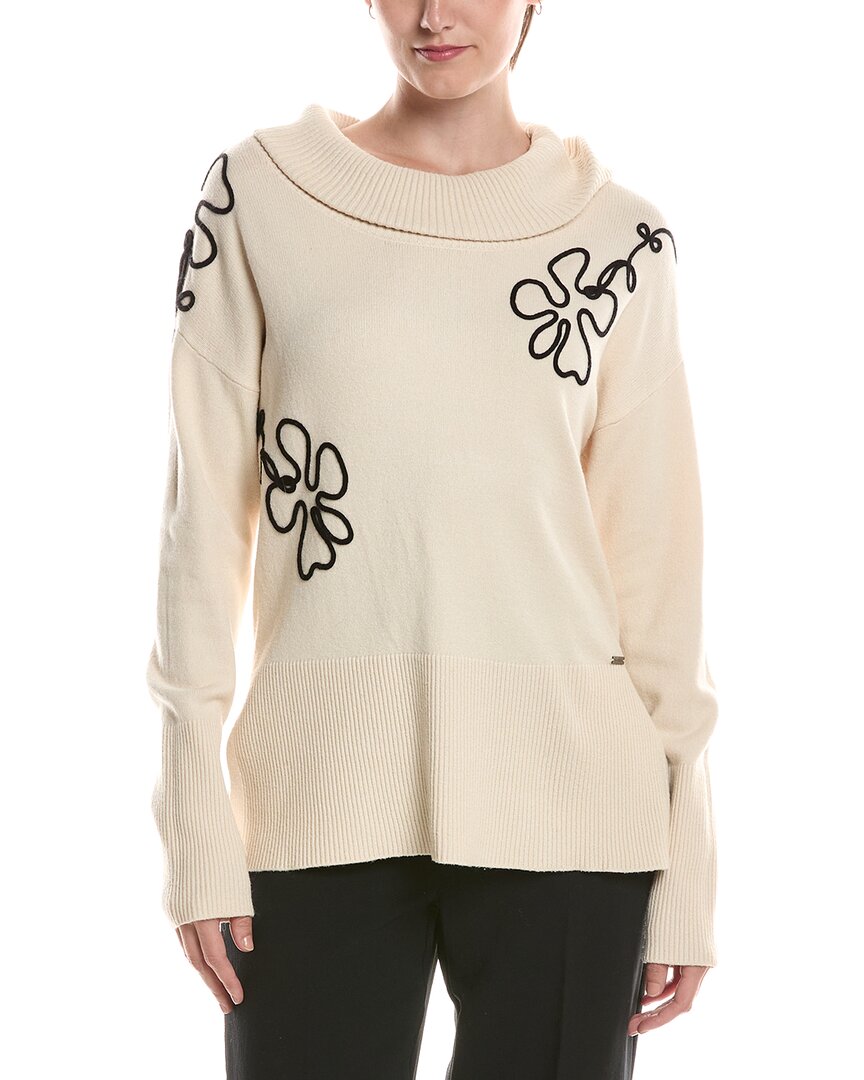 Picadilly Floral Embroidered Sweater