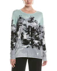 Picadilly Crewneck Printed Top