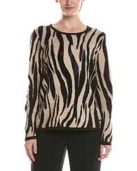Picadilly Animal Jacquard Sweater